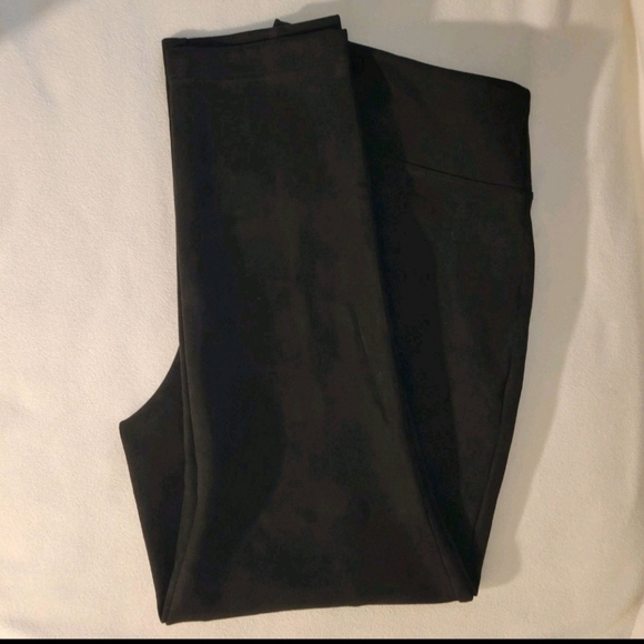 Andrew Marc Pants - Andrew Marc Black Suede Feel Pull On Stretch Dress Slacks Size XXL Tapered Pants